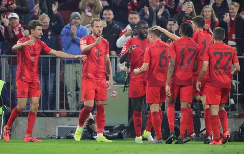 德甲-凯恩破门奥利塞传射 穆勒主场谢幕战拜仁2-0门兴