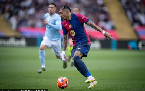 西甲-拉菲尼亚双响+补时绝杀 巴萨连扳3球4-3先赛7分领跑