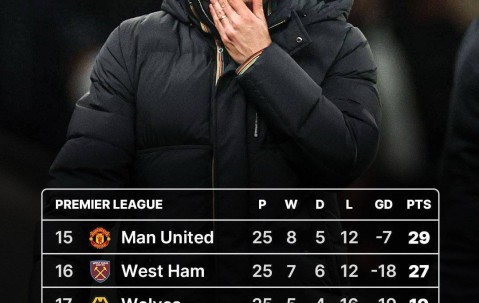 名宿预测曼联剩余赛程只能赢一队，保级要谢范尼！英媒设想英冠阵容