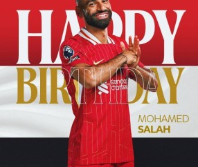 法老利物浦祝萨拉赫33岁生快 效力8年401场245球9冠&amp;再续2年