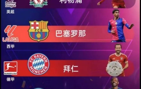 25赛季欧洲五大联赛欧战名额揭晓，看看有你钟爱的球队吗？